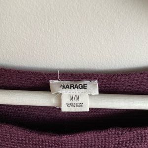 Garage Sweaters - Garage Purple Knitted Sweater Garage Sweaters - Garage Purple Knitted Sweater
